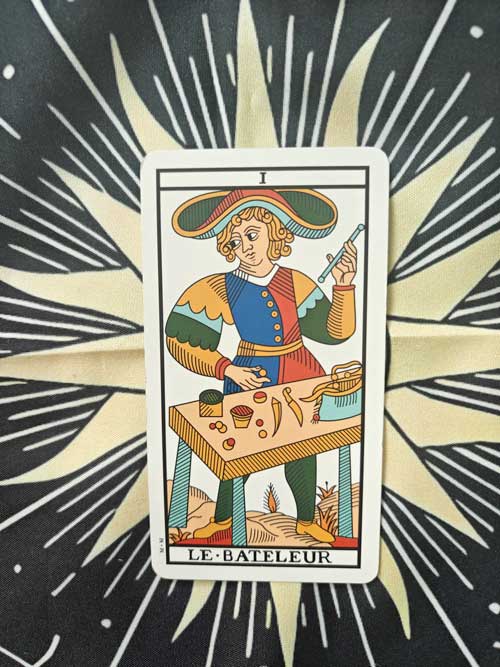 carta dei tarocchi Marsiglia il bagatto